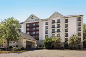 Exterior of hotel